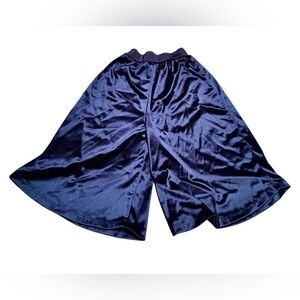 Girls Navy Satin Dance Pants